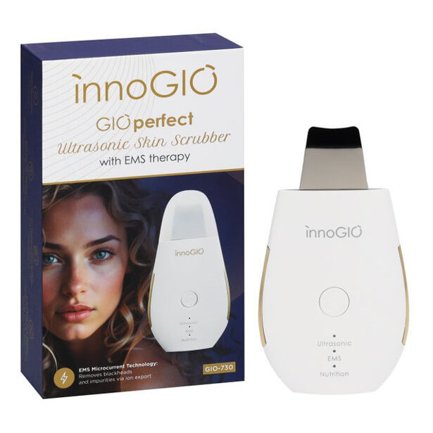 innoGIO Ultrazvuková špachtle GIOperfect na čištění pleti s EMS terapií GIO-730