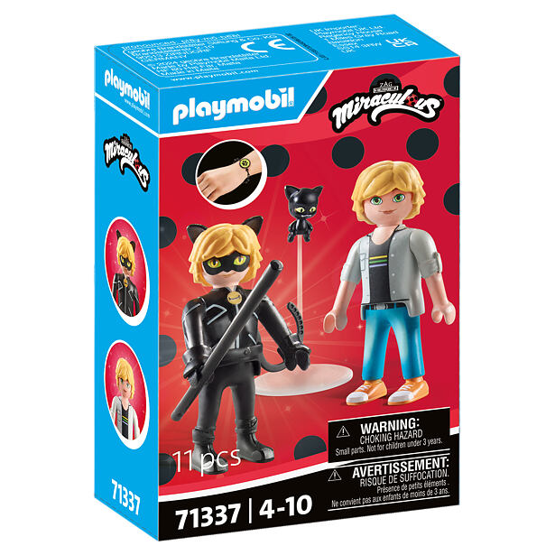 Playmobil Kouzelná Beruška a Černý kocour: Adrien & Černý kocour
