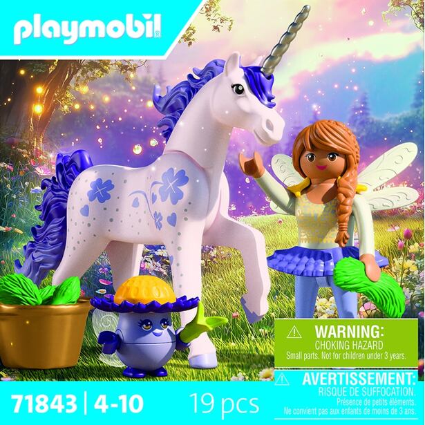 Playmobil Sběratelský jednorožec Šťastná levandule s vílou