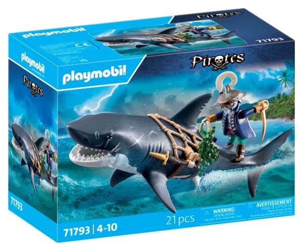 Playmobil Pirát se žralokem obrovským