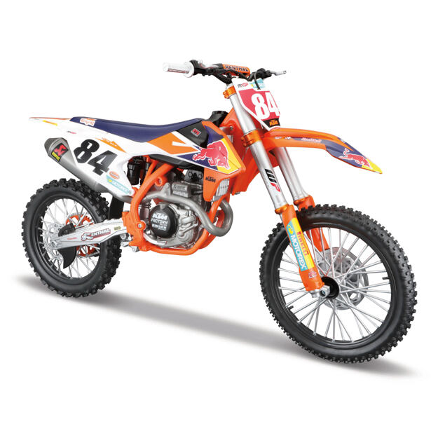 Maisto Motocykl Red Bull KTM 450 SX-F Factory Edition 2018, #84 Jeffrey Herlings, 1:6