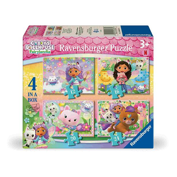 Ravensburger Gábinin kouzelný domek Puzzle 4 v 1
