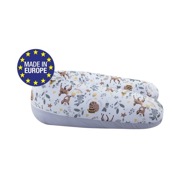 Bomimi ADOS kojící polštář 150x30, lesní zvířátka, béžová