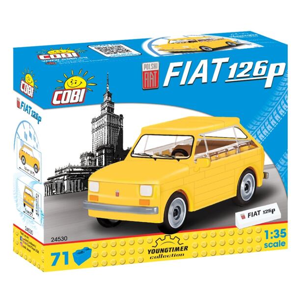 Cobi Polský Fiat 126p, 1:35