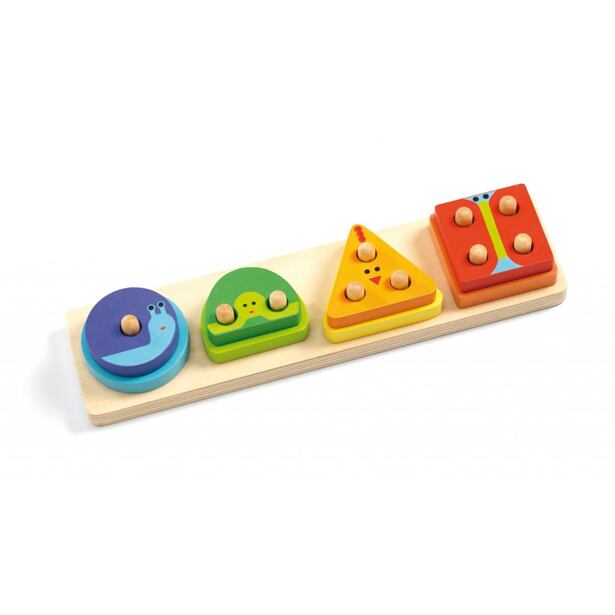 DJECO Puzzle - 1,2,3,4 základní