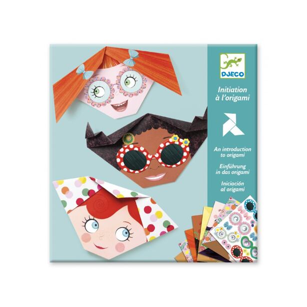 DJECO Origami Dívčí obličeje