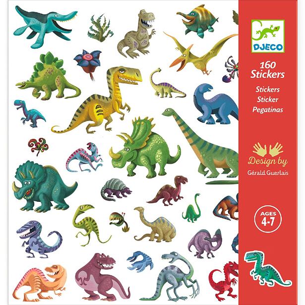 DJECO Samolepky Dinosauři