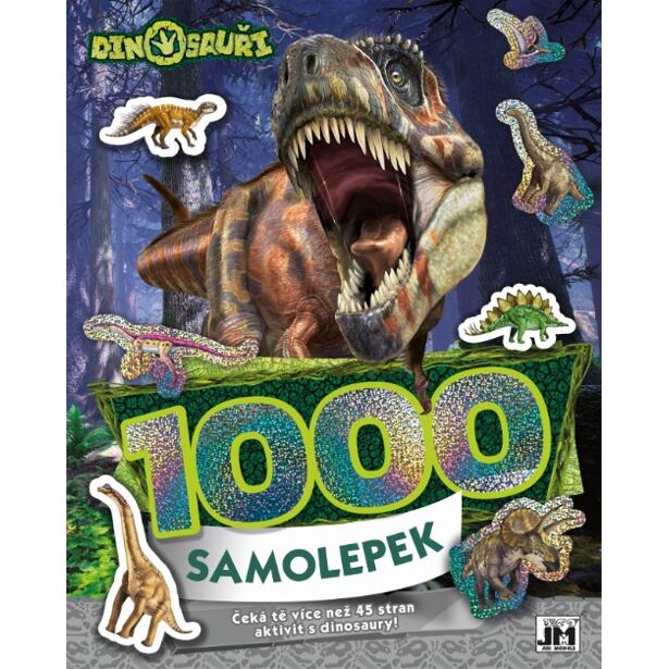 Jiri Models 1000 samolepek s aktivitami DINO