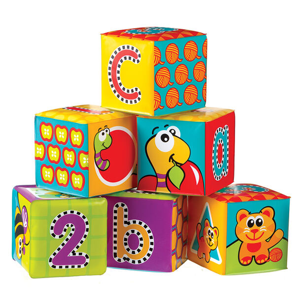 Playgro Měkké pěnové kostky, 6ks