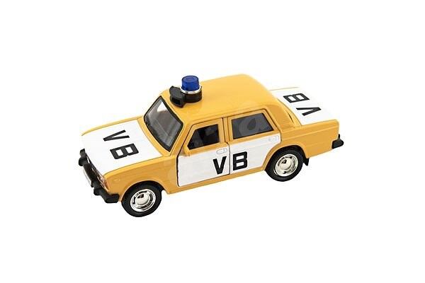 TEDDIES Policejní auto VB na zpětné natažení a  baterie se zvukem 