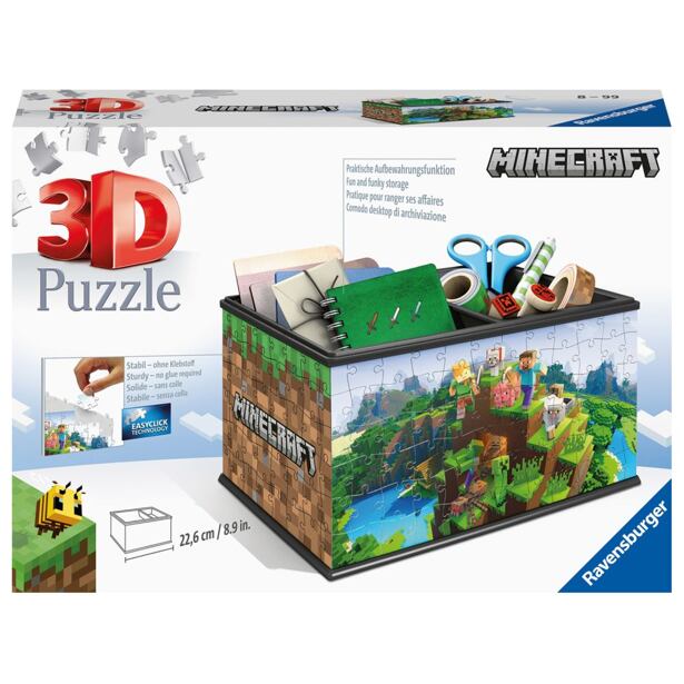 Ravensburger Úložná krabice Minecraft 3D Puzzle 216 dílků