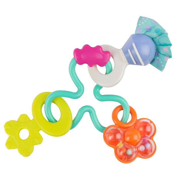 Playgro Chrastítko s kousátky, pastelové
