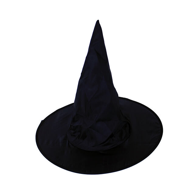 Rappa Klobouk čarodějnice/Halloween černý pro dospělé