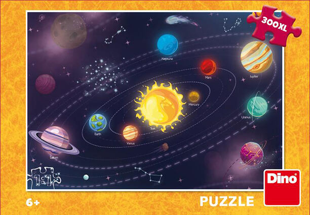 Dino Dětská sluneční soustava Puzzle 300 XL dílků