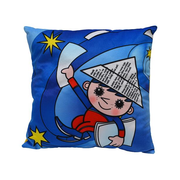 Moravská ústředna Polštářek 30x30cm Večerníček letí