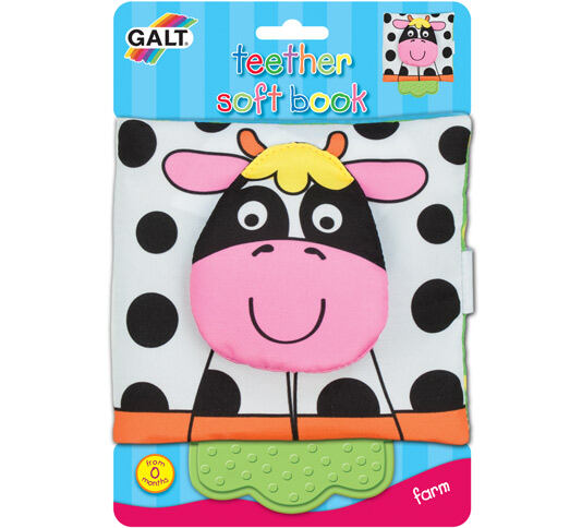 Galt Dětská knížka s kousátkem Na farmě