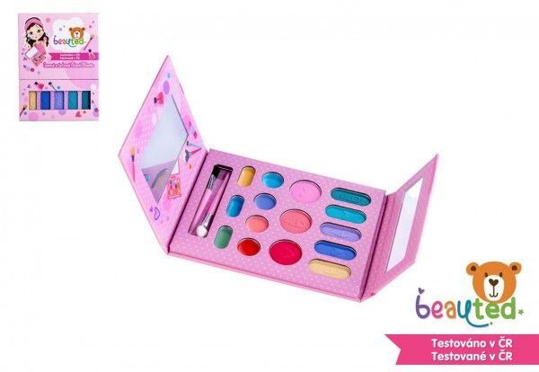 Teddies Dětská sada líčení beauted paletka se zrcátkem na magnetické zavírání