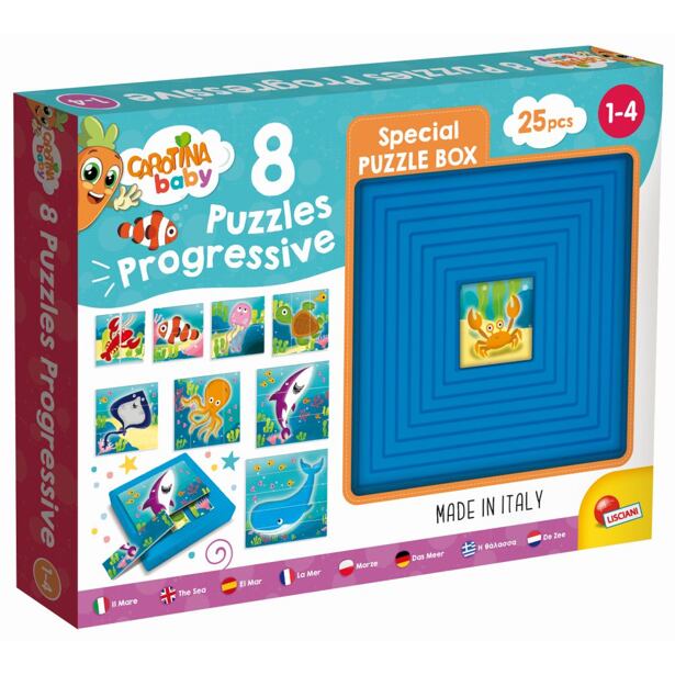 Lisciani Carotina Baby 9 puzzle - Moře