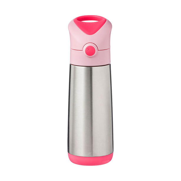 b.box Termoska na pití s brčkem 500 ml - růžová