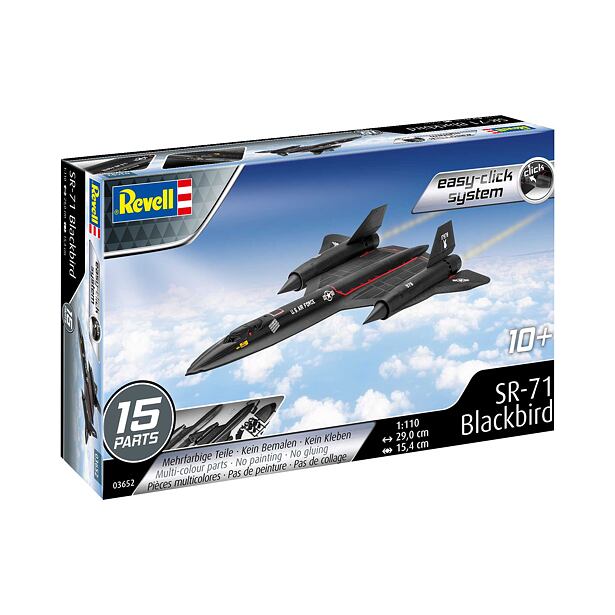 Revell EasyClick Letadlo 03652 - SR-71 Blackbird (1:110)