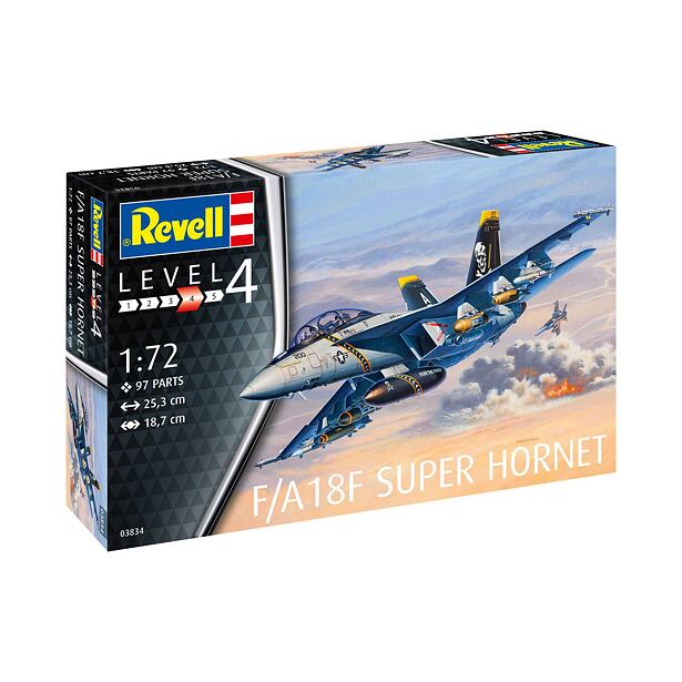 Revell ModelSet Letadlo 63834 - F/A18F Super Hornet (1:72)