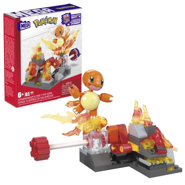 Mattel Mega Construx Pokémon - Charmander s ohnivým útokem