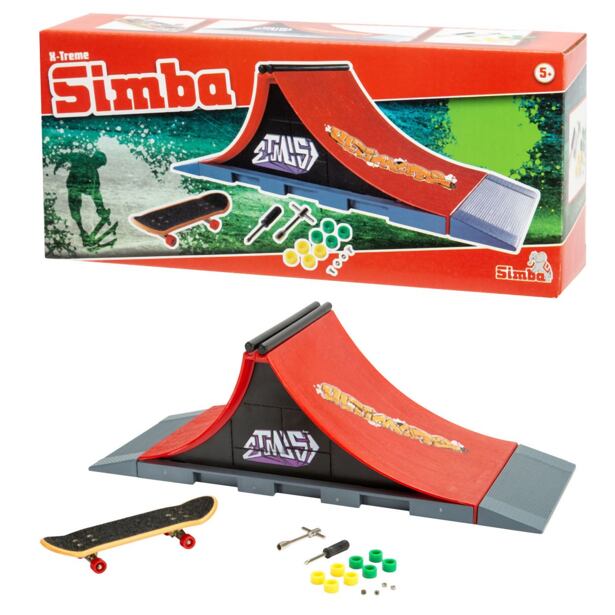 Simba Prstový skateboard s rampou