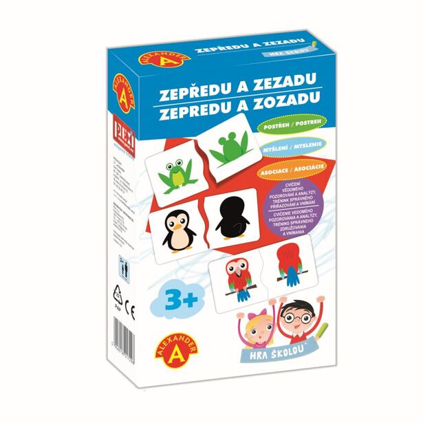 Pexi Hra školou® - Zepředu a Zezadu
