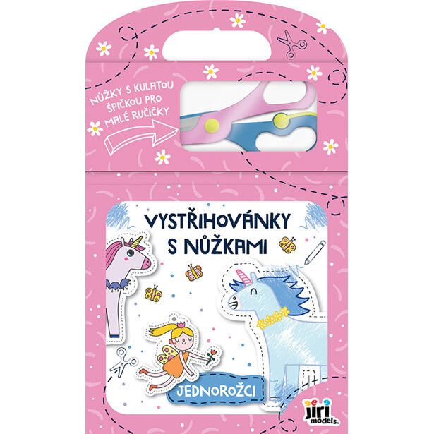 Jiri Models Vystřihovánky s nůžkami Jednorožci