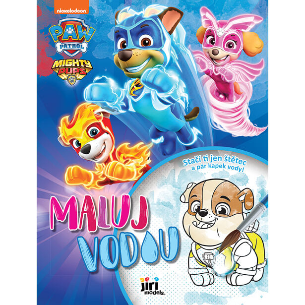 Jiri Models Tlapková patrola Maluj vodou A4
