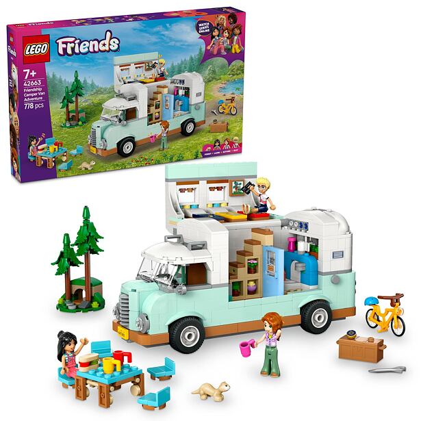 LEGO® Friends 42663 Dobrodružství s karavanem přátelství