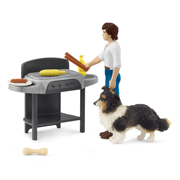 Schleich Tomovo grilování s rodinou a přáteli