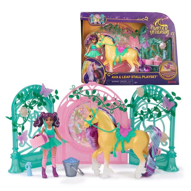 Spin Master Unicorn Academy Malá stáj s jednorožcem měnícím barvy