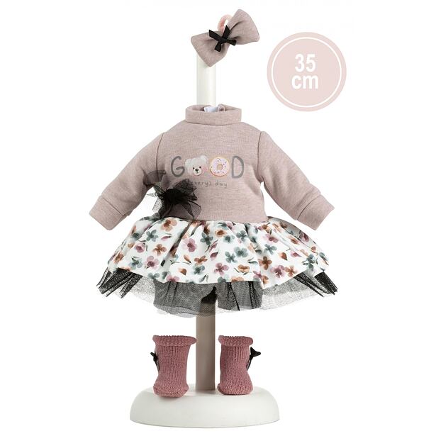 Llorens P535-49 Obleček pro panenku velikosti 35 cm s doplňky