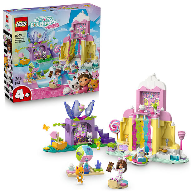 LEGO® Gábinin kouzelný domek 11205 Cukrová hora a Kočičí zahrádka