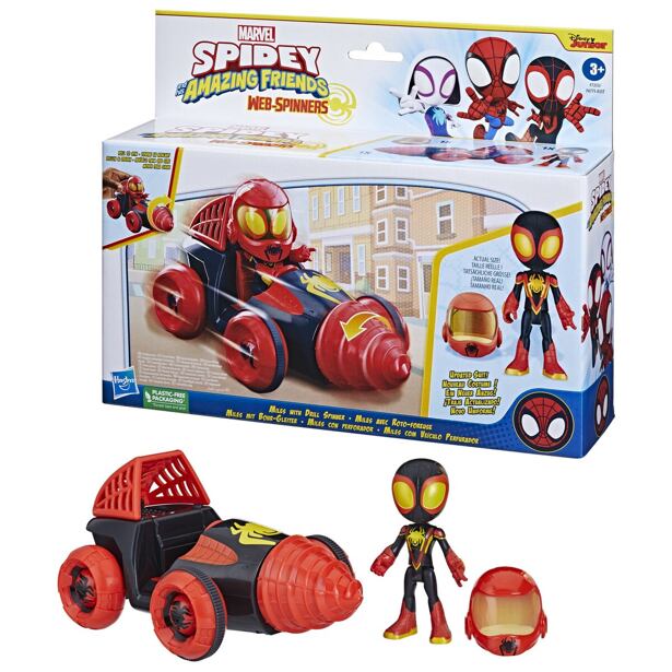 Hasbro Spider-man Spidey and his Amazing Friends Tématické vozidlo, více druhů