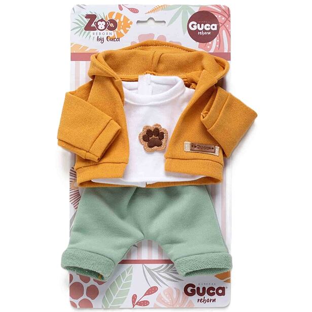 Guca OP988 Obleček pro opičku miminko REBORN velikosti 32 cm