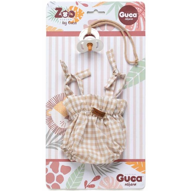 Guca OP991 Obleček pro opičku miminko REBORN velikosti 32 cm s příslušenstvím