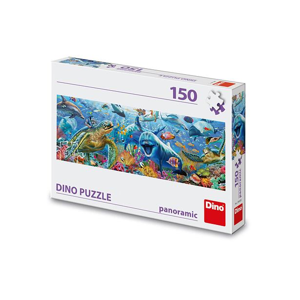 Dino Mořský život Puzzle 150 dílků panoramic