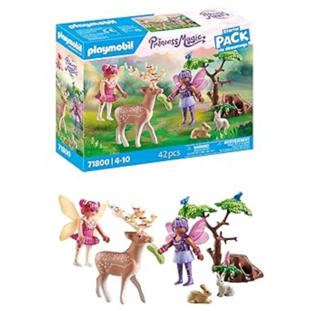 Playmobil Starter Pack Víly s lesními zvířátky