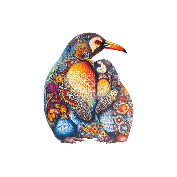 RECENTTOYS Dřevěné puzzle - Tučňák