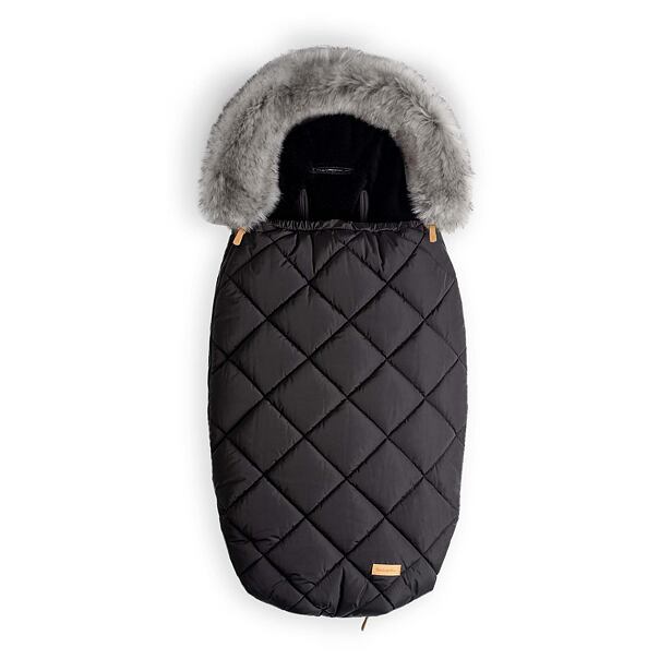 Beztroska Fusak s kožešinou 100cm (5-24m) / M, černý