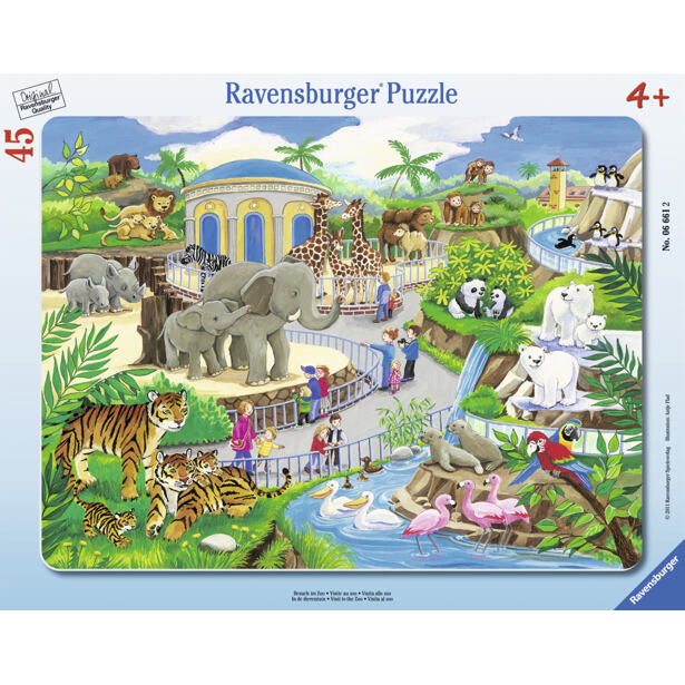 Ravensburger Návštěva v ZOO Puzzle 30-48 dílků