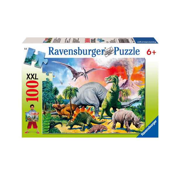 Ravensburger Mezi dinosaury Puzzle 100 dílků