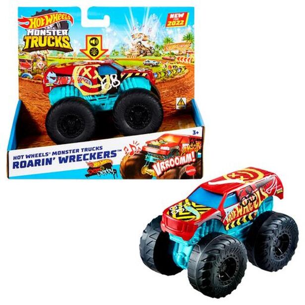 Hot Wheels Monster Trucks svítící a rámusící vrak, více druhů