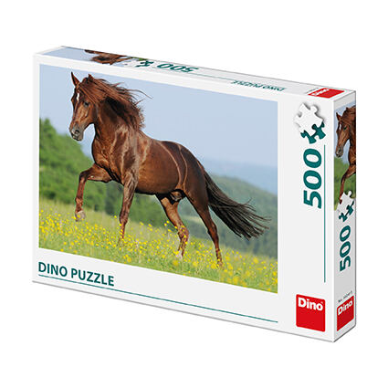 Dino Kůň na louce Puzzle 500 dílků