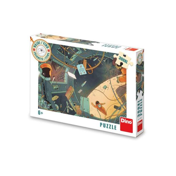 Dino Najdi 10 Předmětů - Vesmír 300 dílků XL Puzzle