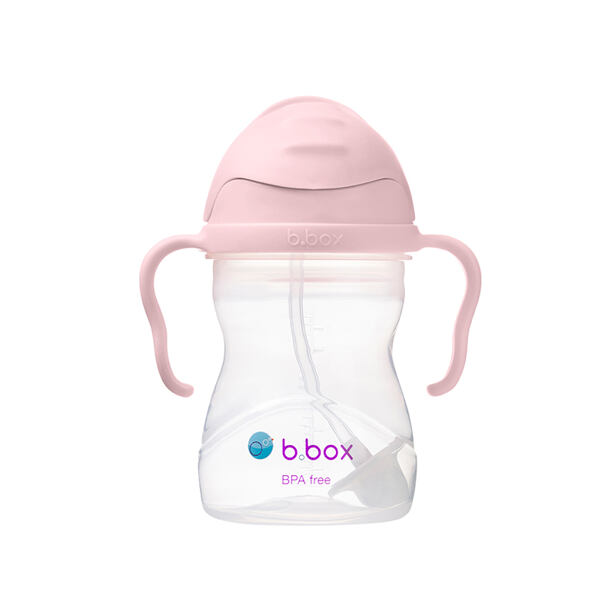 b.box Hrneček s brčkem 240 ml - GELATO blush
