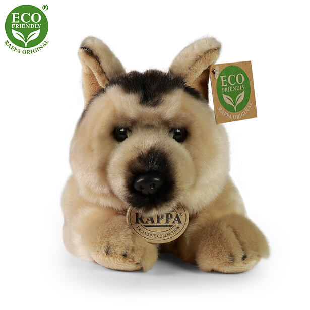 Rappa Plyšový pes německý ovčák 20 cm ECO-FRIENDLY