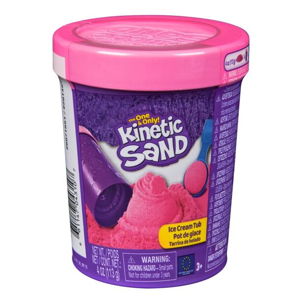 Spin Master Kinetic Sand Zmrzlina v tubě, 3 druhy